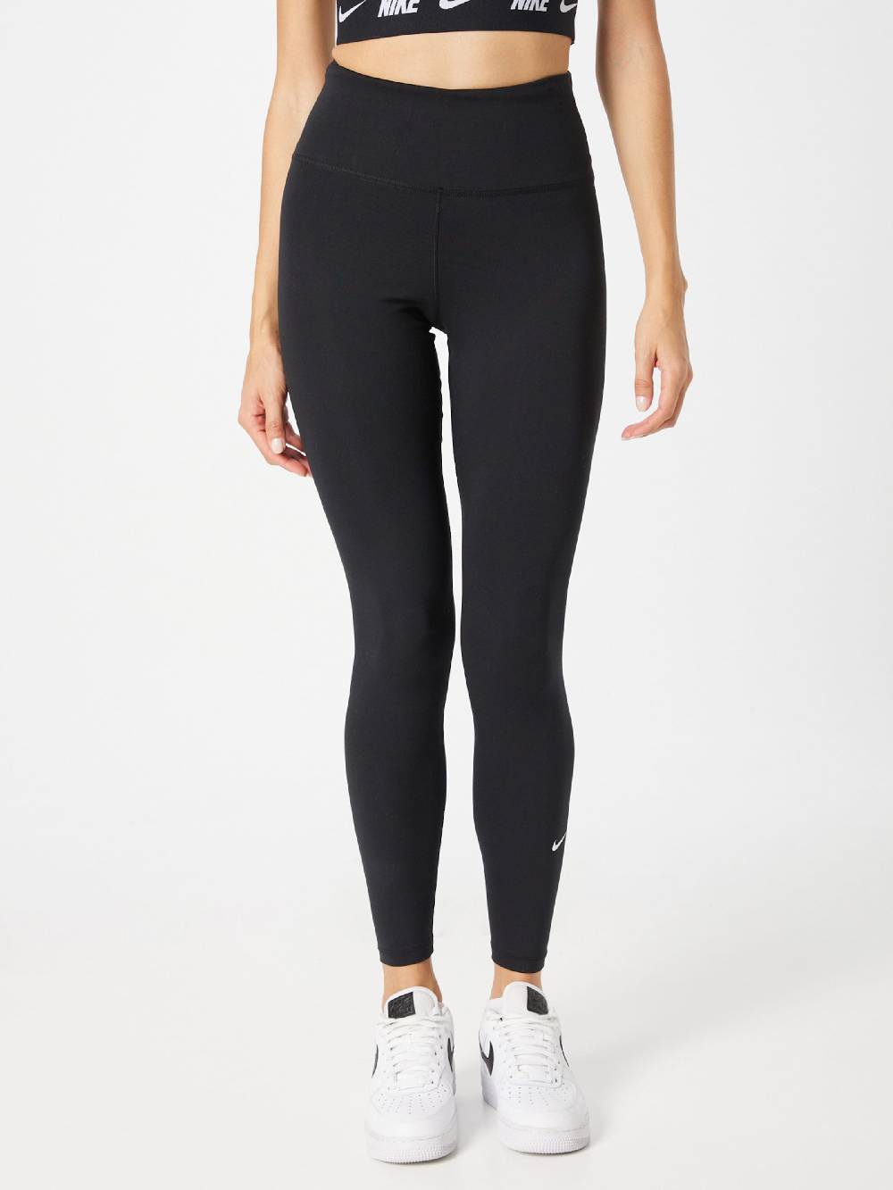 NIKE Skinny Workout Pants 'One' in Black Kostenloser Versand