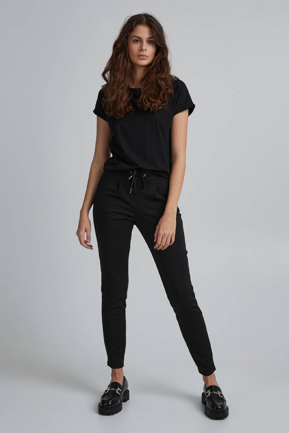 b.young Slim fit Pants 'Rizetta' in Black Osterangebot