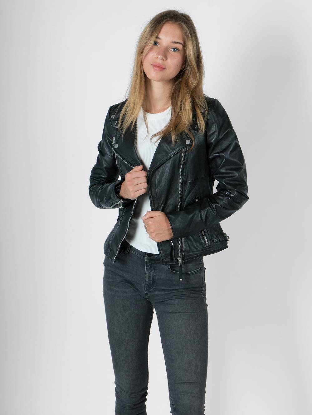 FREAKY NATION Between-Season Jacket 'BikerPrincess' in Black Neueste Mode