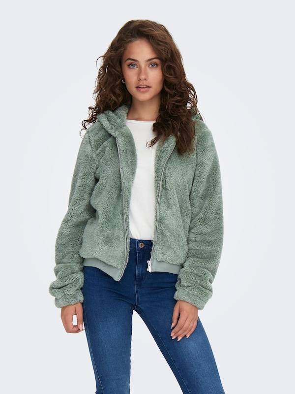 ONLY Between-Season Jacket 'ONLNewanna' in Jade Zeitlich begrenztes Angebot