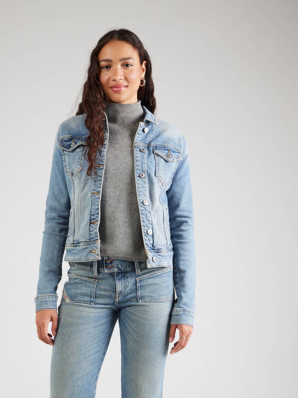 LTB Between-Season Jacket 'Dean ' in Blue Denim Exklusive Angebote