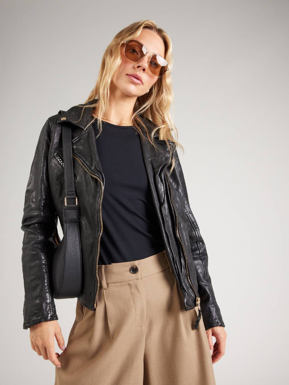 Gipsy by Mauritius Between-Season Jacket 'Caira' in Black Bestseller