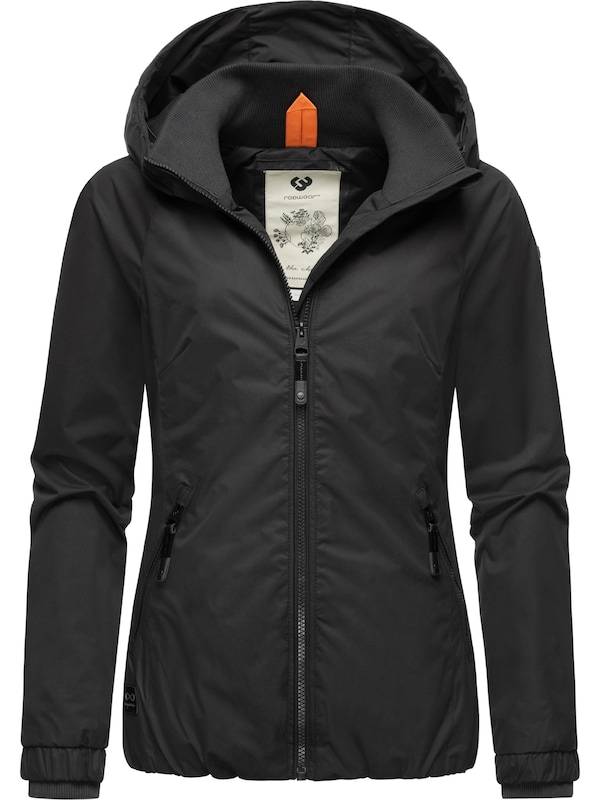 Ragwear Performance Jacket 'Dizzie' in Black Super Sparpreis