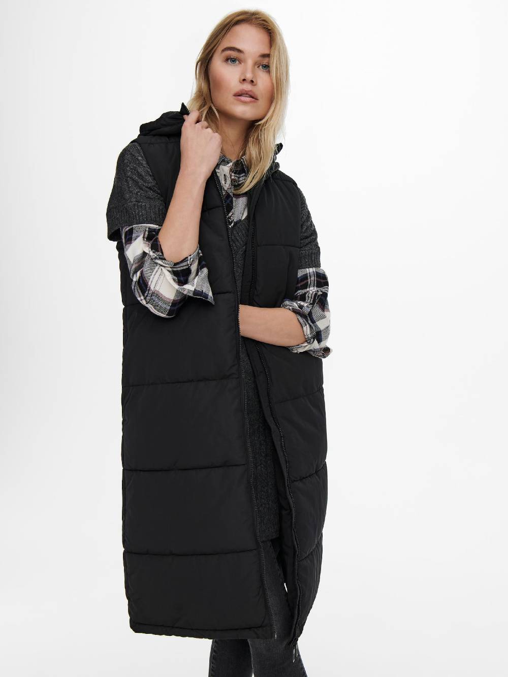 ONLY Vest 'ONLALINA' in Black Wochenangebot