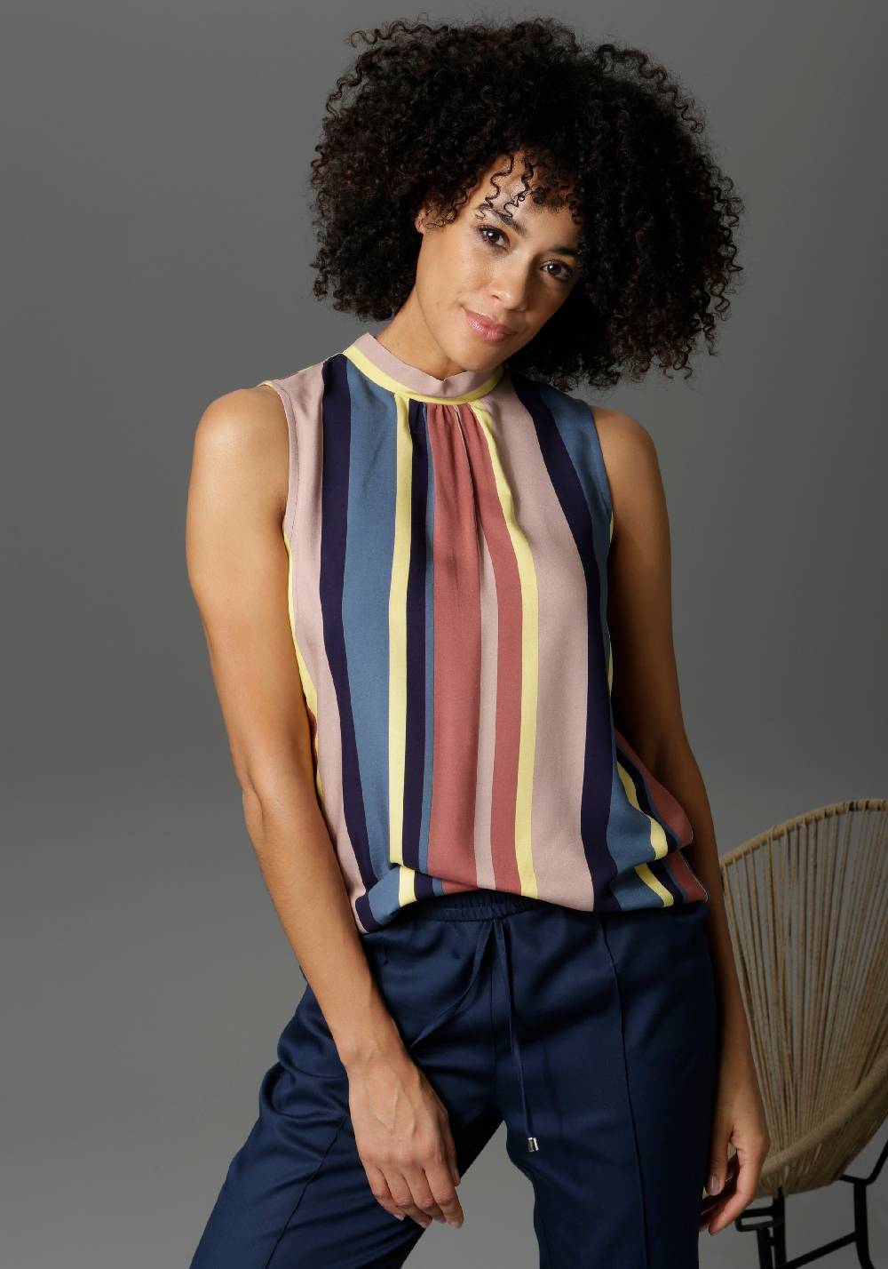 Aniston CASUAL Blouse in Mixed Colors 50% Rabatt mit kostenlosem Versand