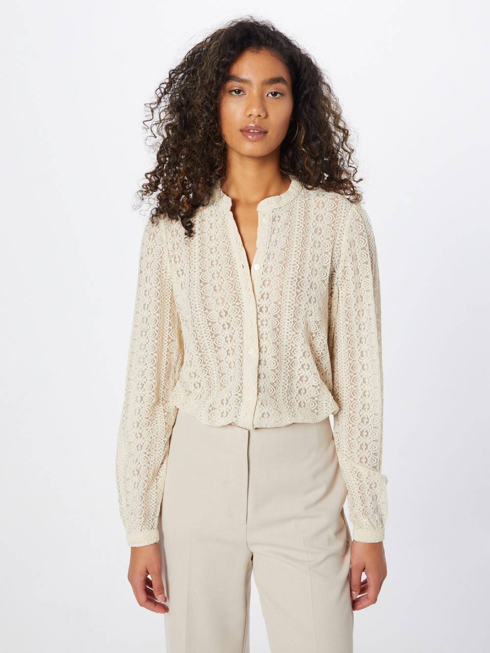 VILA Blouse 'VIChikka' in Cream Begrenzt auf 3 Tage