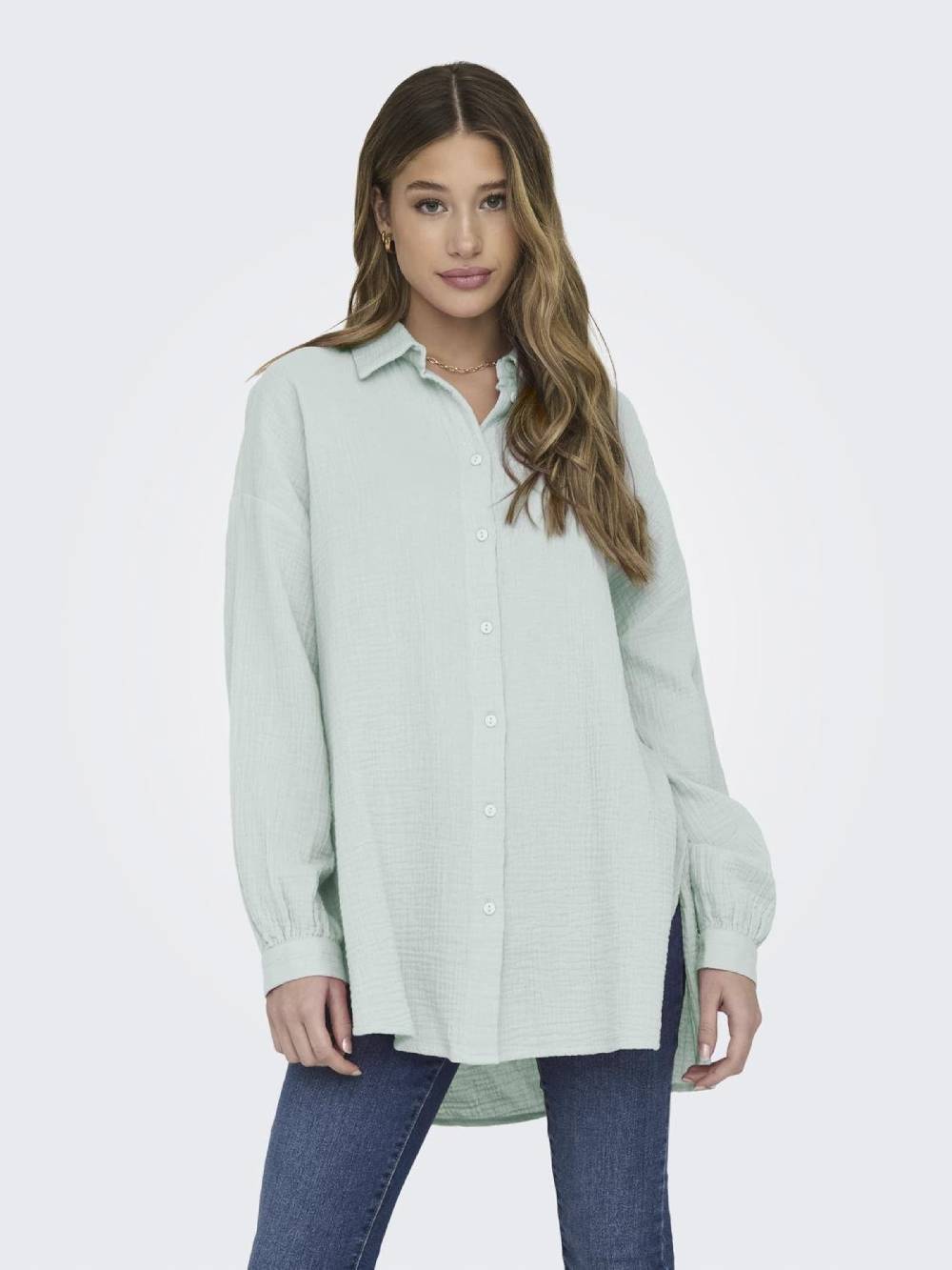 ONLY Blouse 'Thyra' in Mint Black Friday Preise