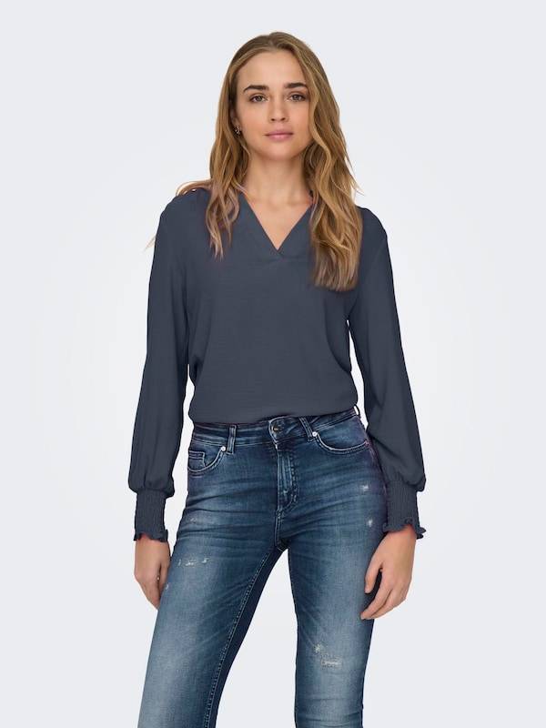ONLY Blouse 'ONLMETTE' in Dark Blue Angebote