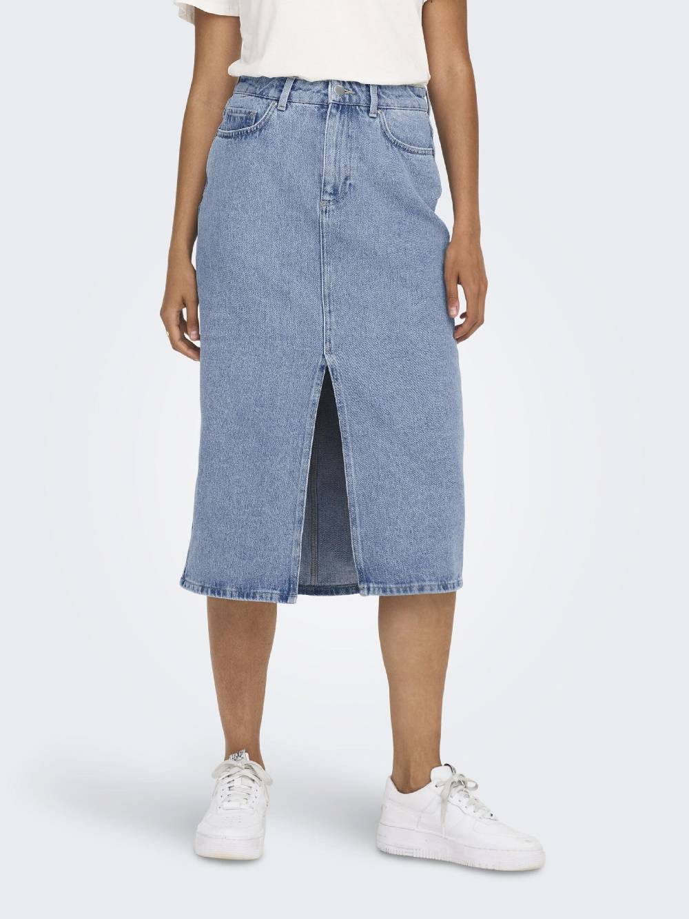 ONLY Skirt 'ONLBianca' in Blue Denim Fabrikpreis