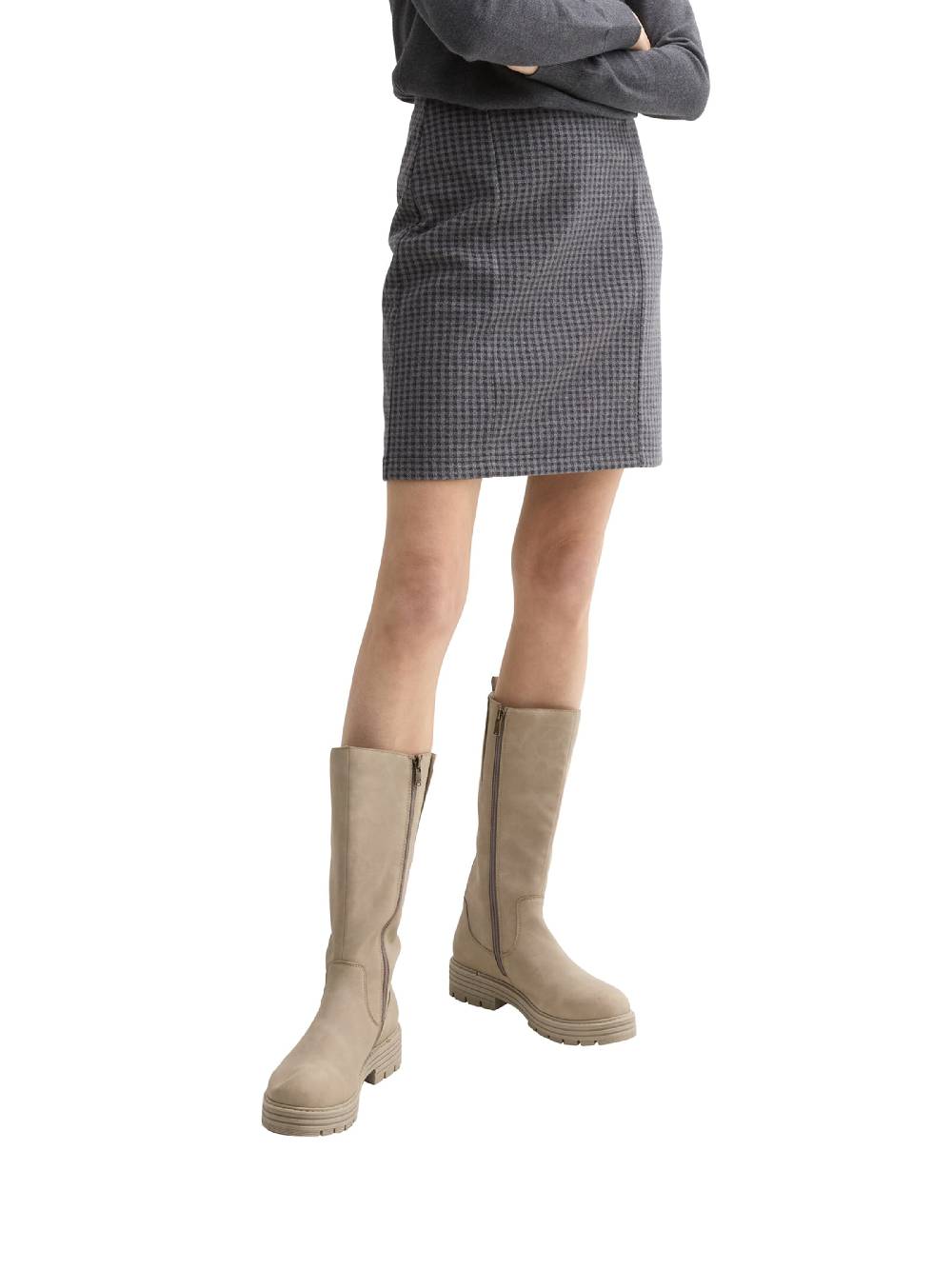 TOM TAILOR Skirt in Dark Blue Weihnachtsangebot