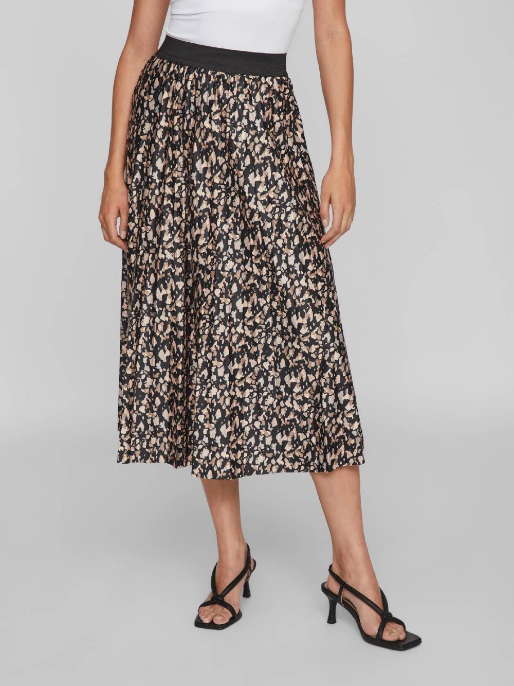 VILA Skirt 'NITBAN' in Black Osterangebot