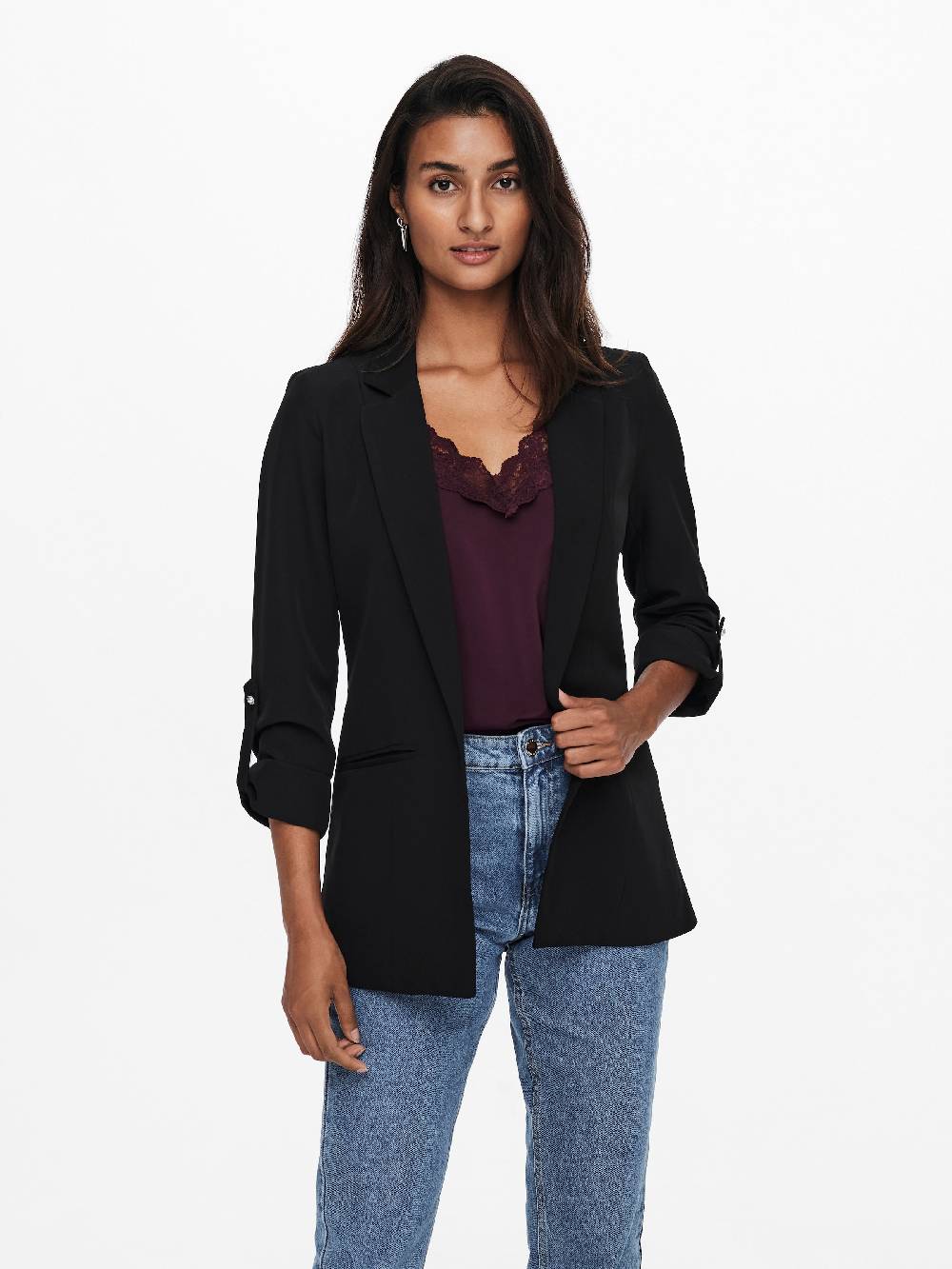 ONLY Blazer 'ONLKayle-Orleen' in Black Super Rabatt
