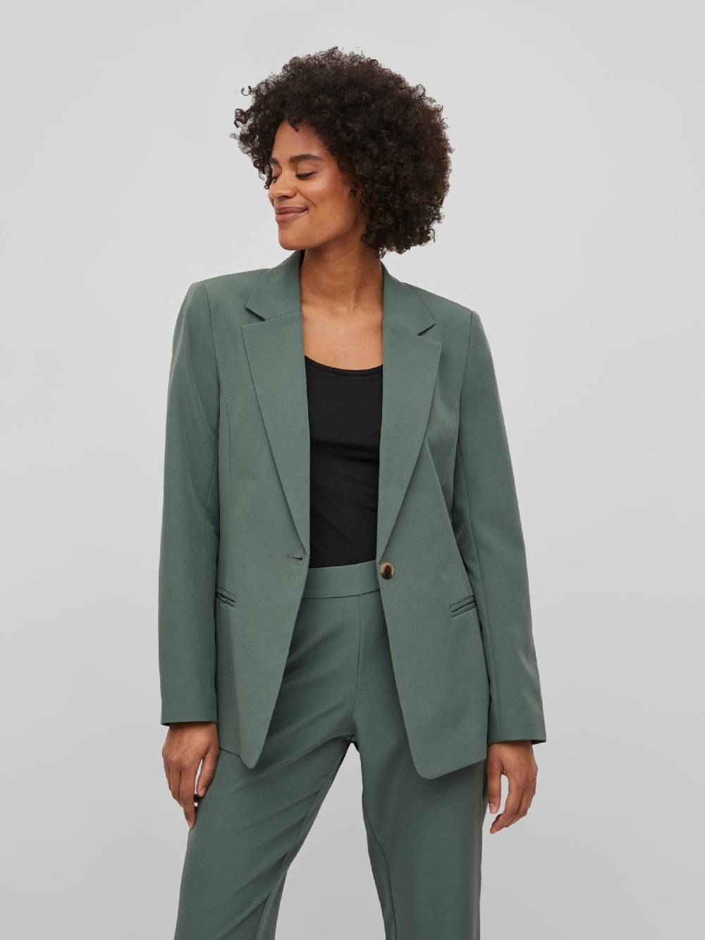 VILA Blazer 'LOWNY' in Jade Kostenloser Versand international
