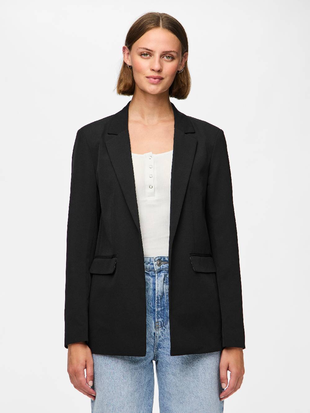 PIECES Blazer 'PCBOZZY' in Black Rabatte dieses Monats