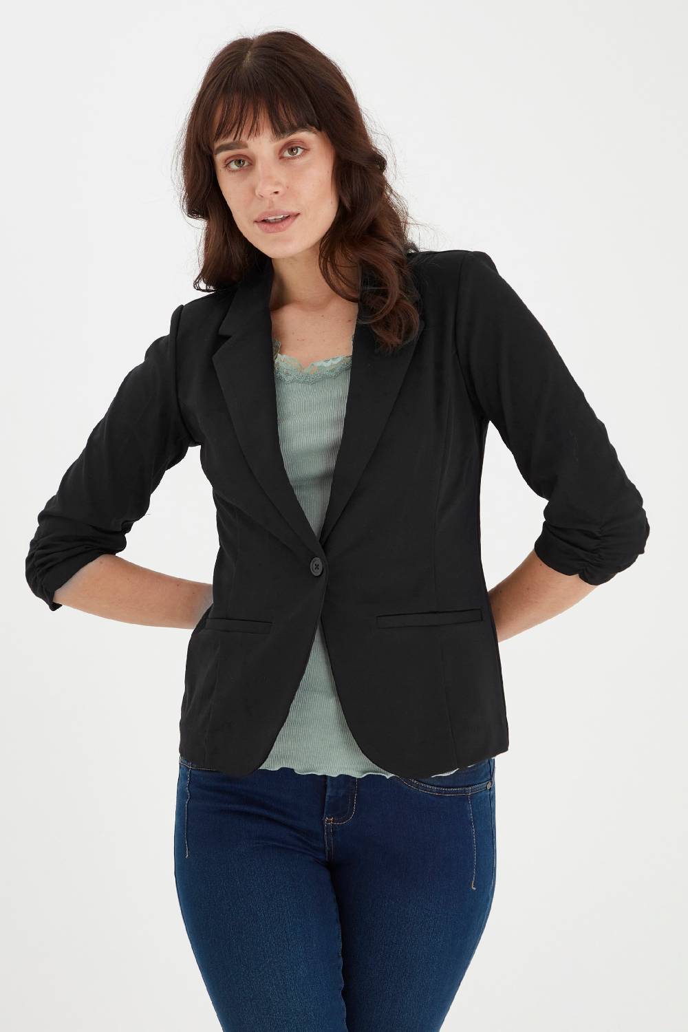 Fransa Blazer in Black Online
