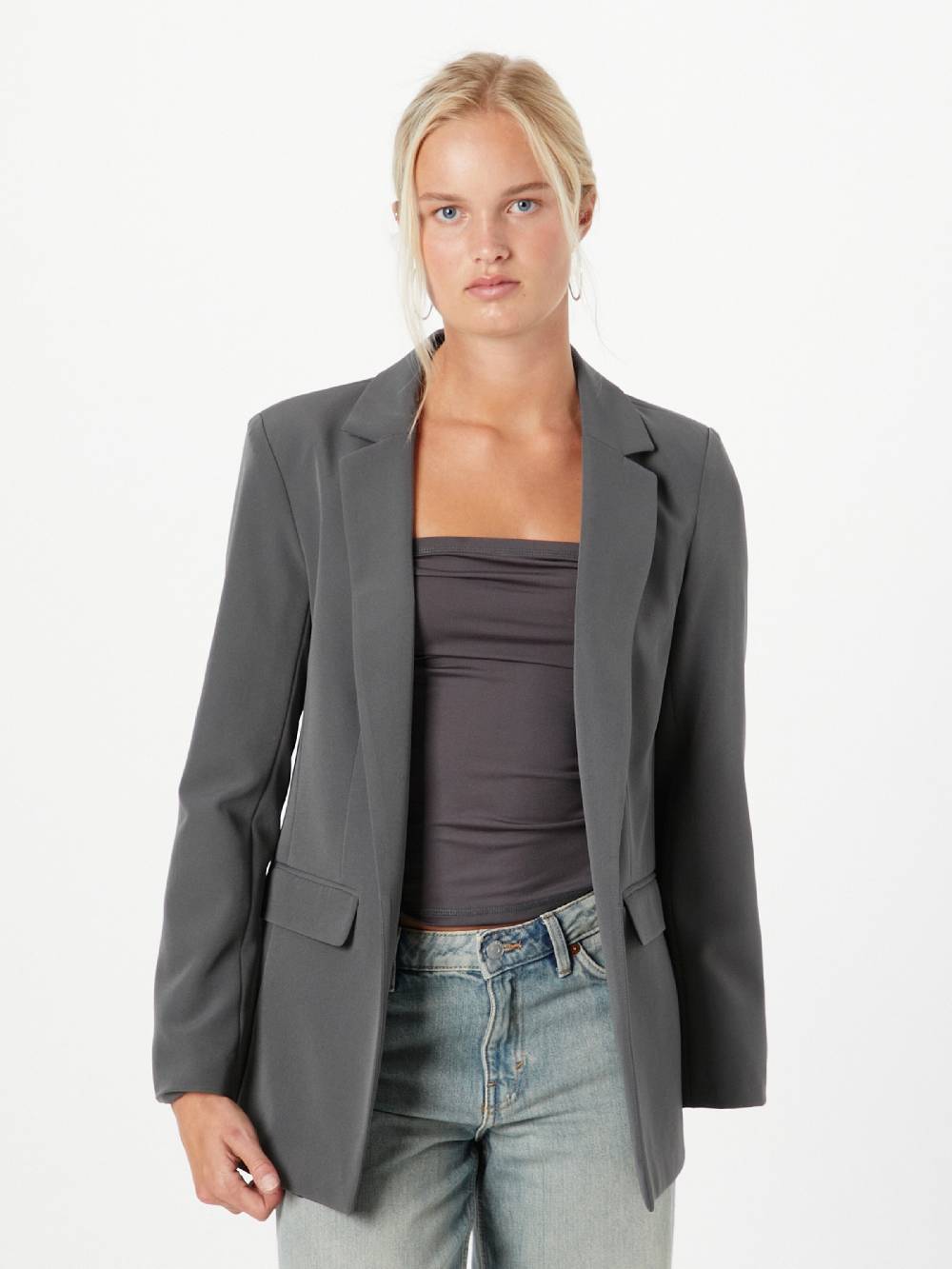 PIECES Blazer 'PCBOZZY' in Grey Hotsell