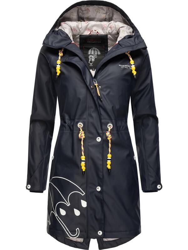 MARIKOO Raincoat in Navy Exklusive Angebote