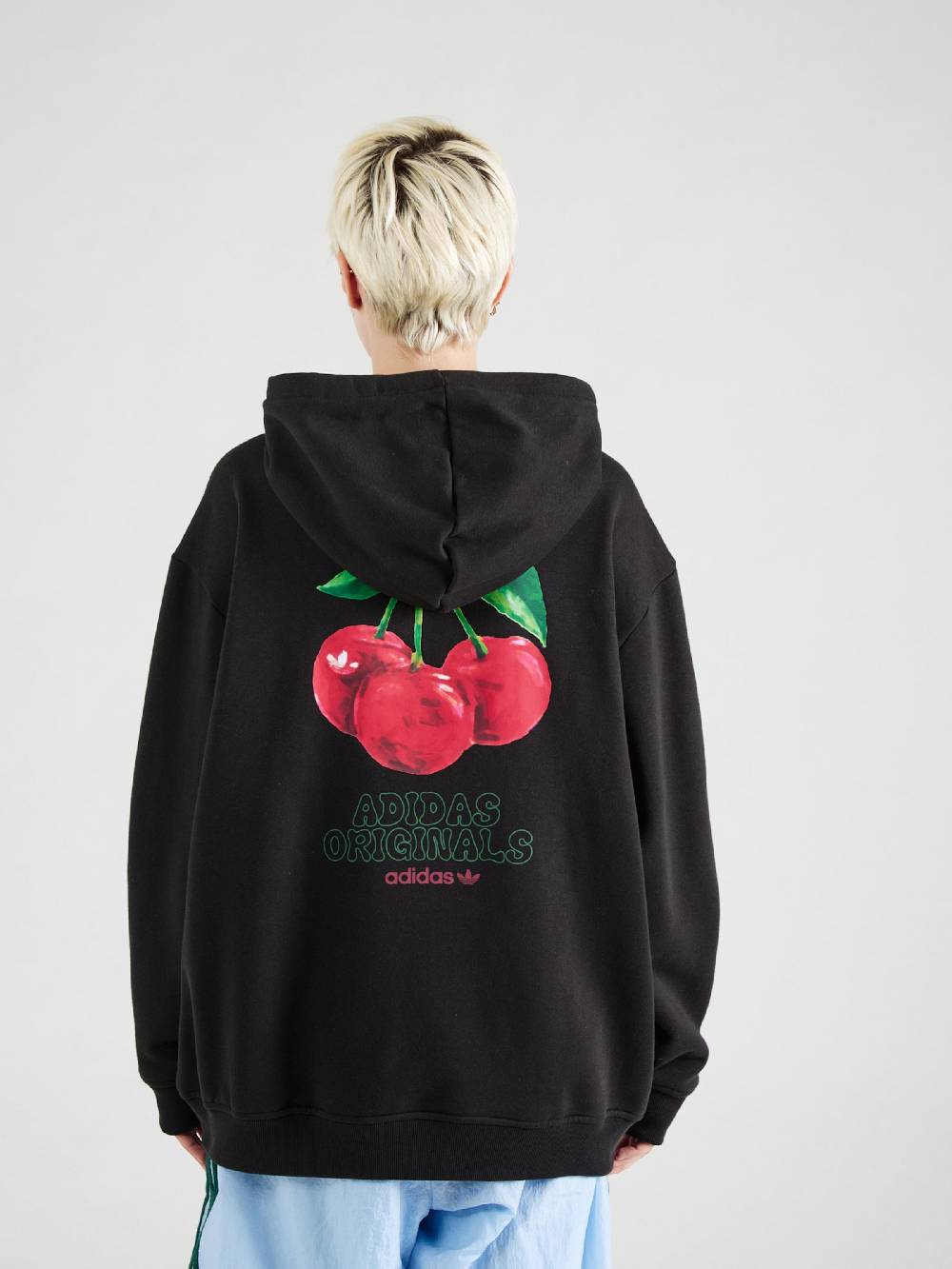 ADIDAS ORIGINALS Sweatshirt 'CHERRY' in Black Super Sparpreis
