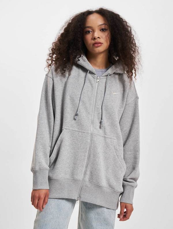 Nike Sportswear Zip-Up Hoodie 'Phoenix FLC' in Mottled Grey Bis zu 55% Rabatt