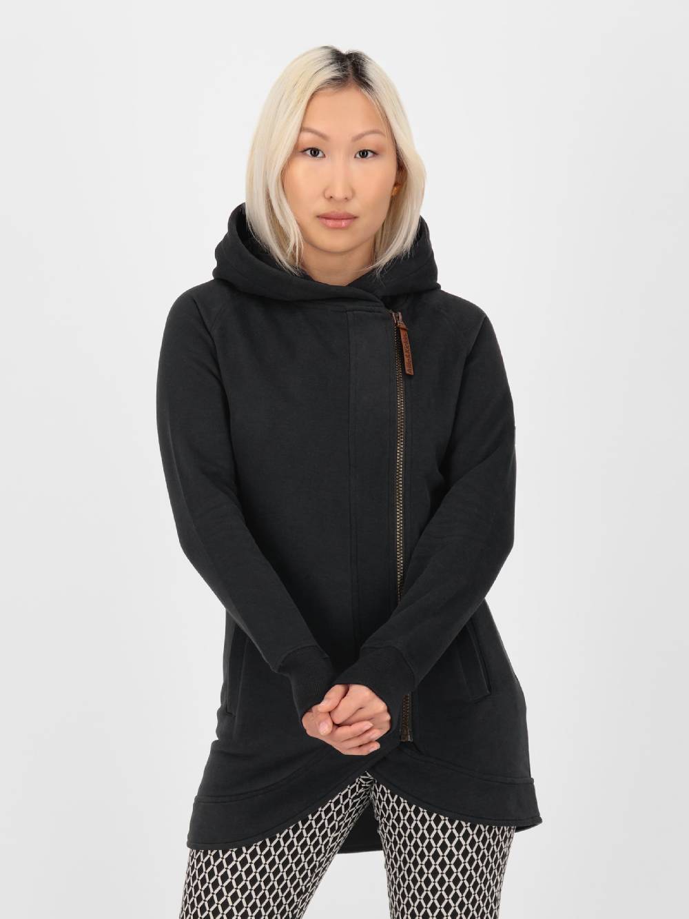 Alife and Kickin Zip-Up Hoodie 'BibianeAK' in Black Riesige Rabatte