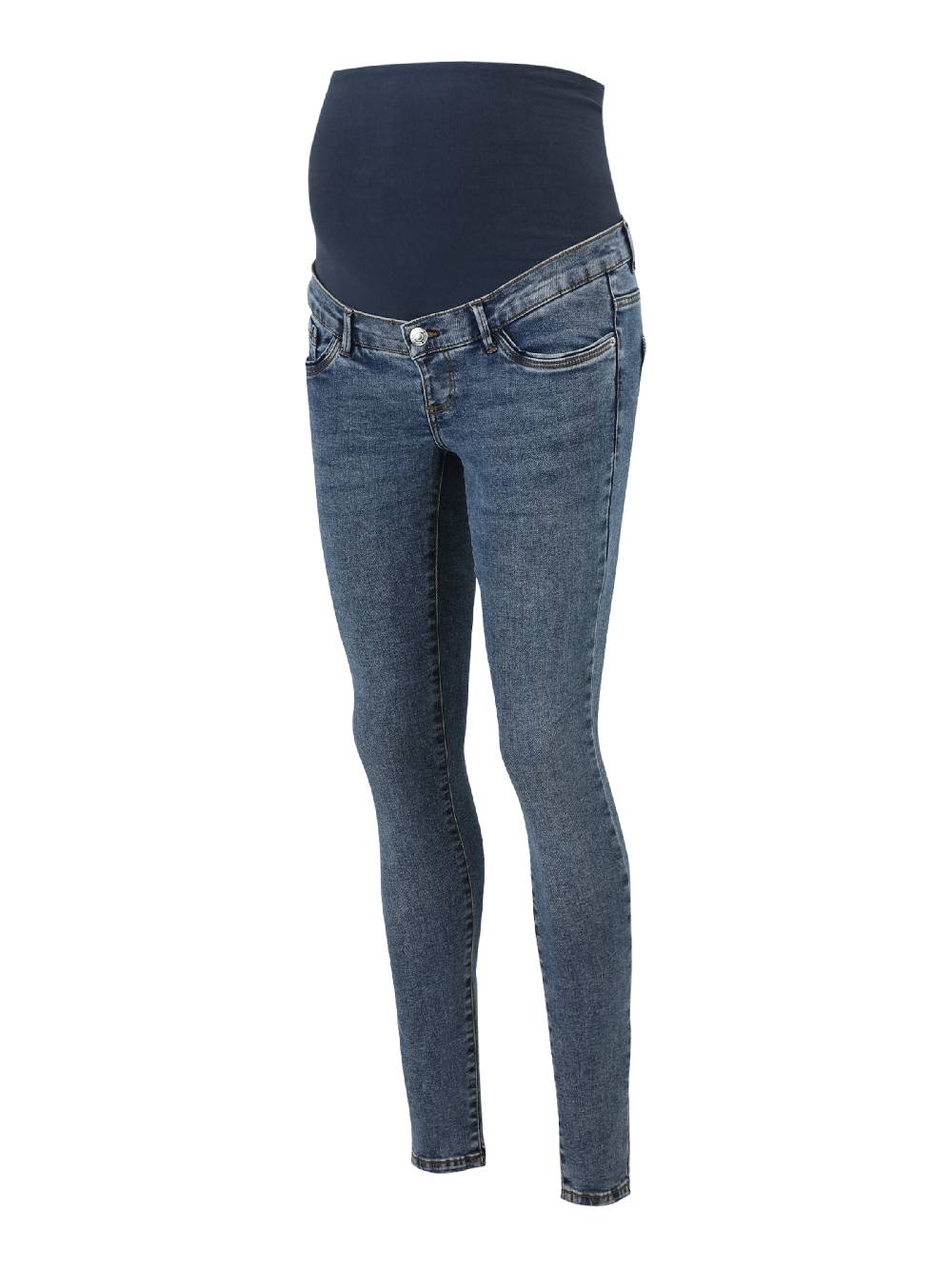 Vero Moda Maternity Skinny Jeans 'VMMSKYLAR' in Blue Denim im Angebot
