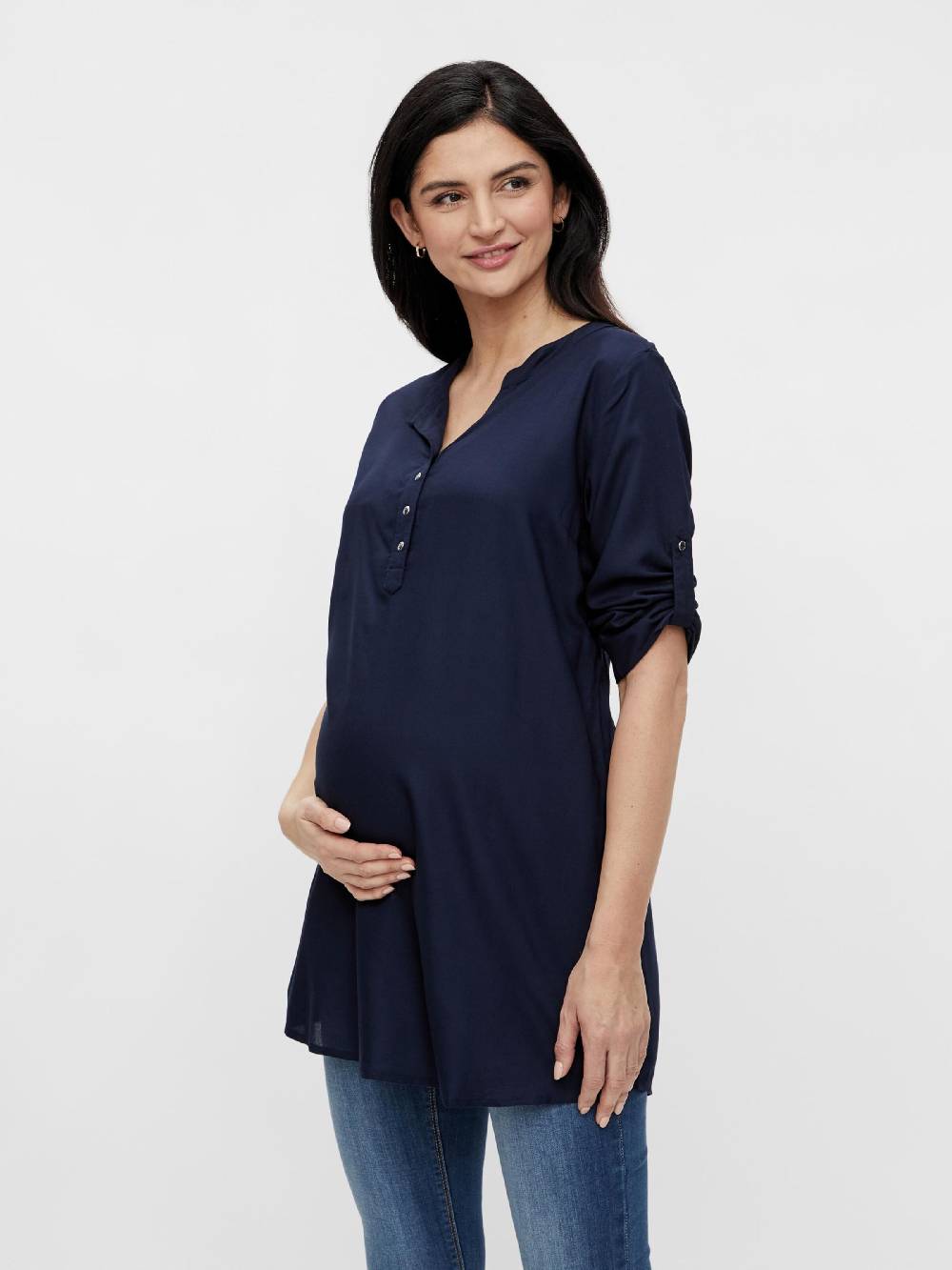 MAMALICIOUS Tunic 'Mercy' in Dark Blue Rabatt