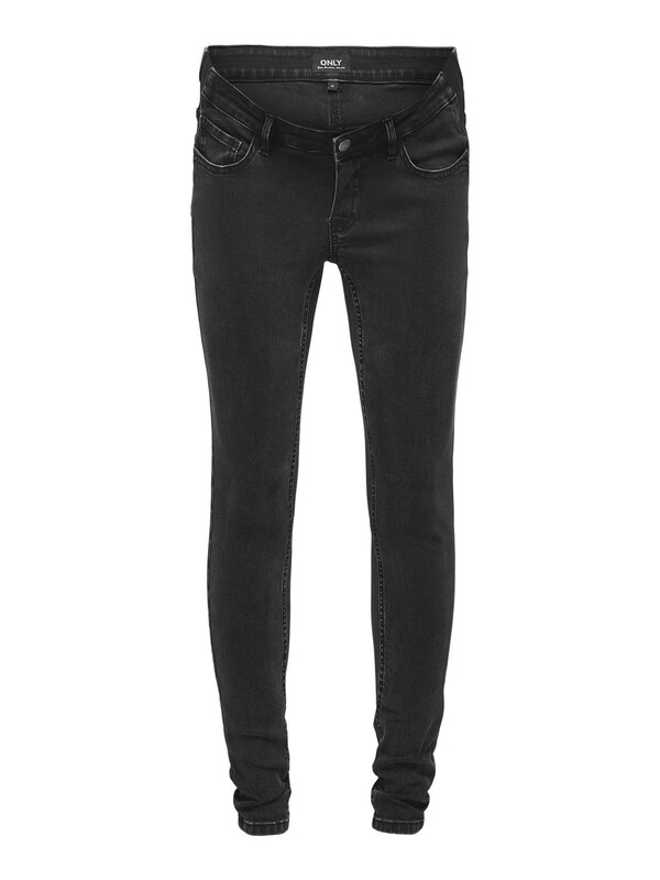 Only Maternity Skinny Jeans in Black Denim Flash Sale