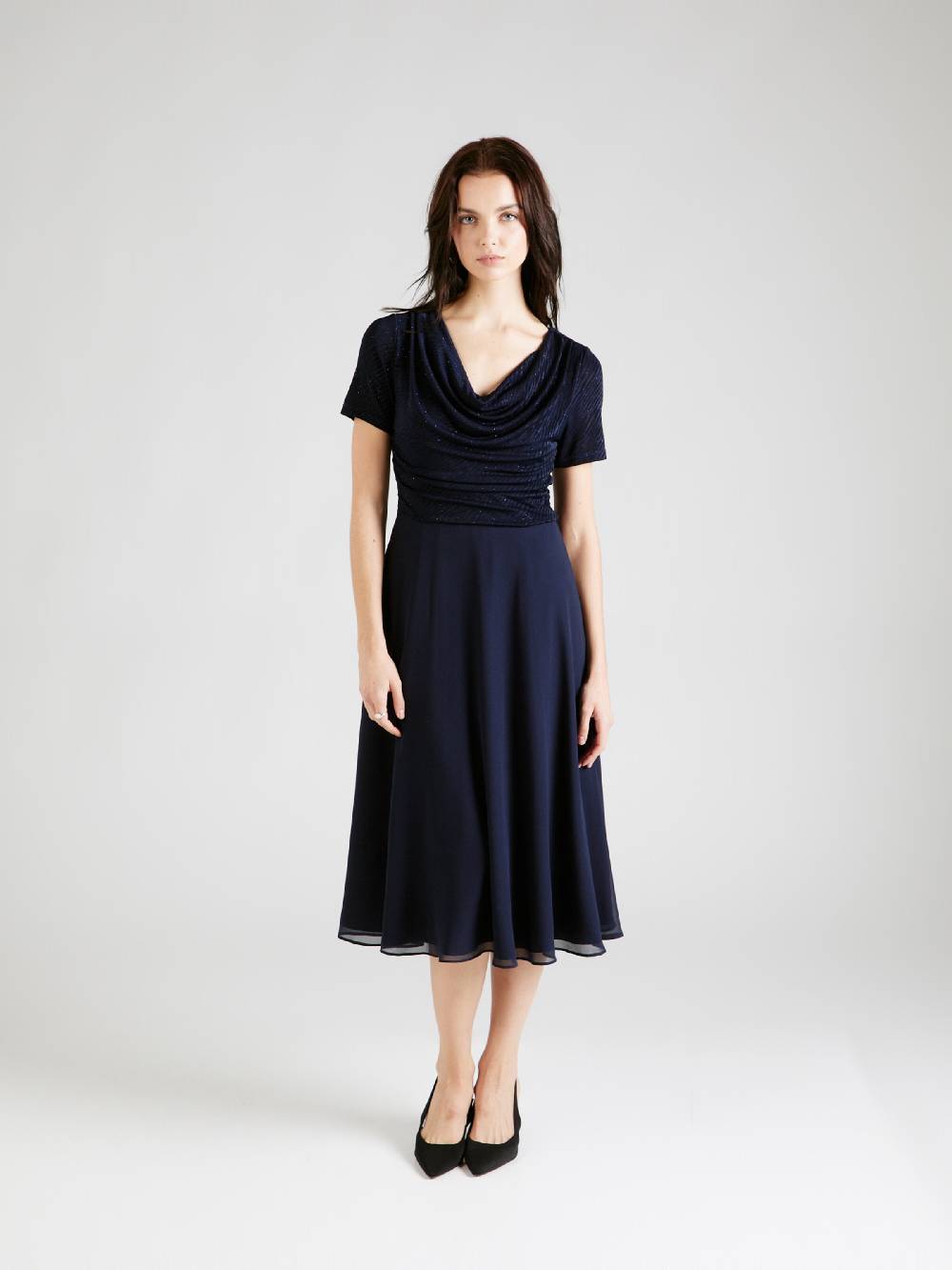 Vera Mont Cocktail Dress in Dark Blue Black Friday