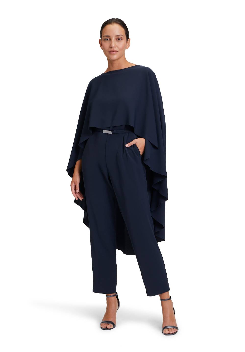 Vera Mont Jumpsuit in Marine Blue Osterangebot