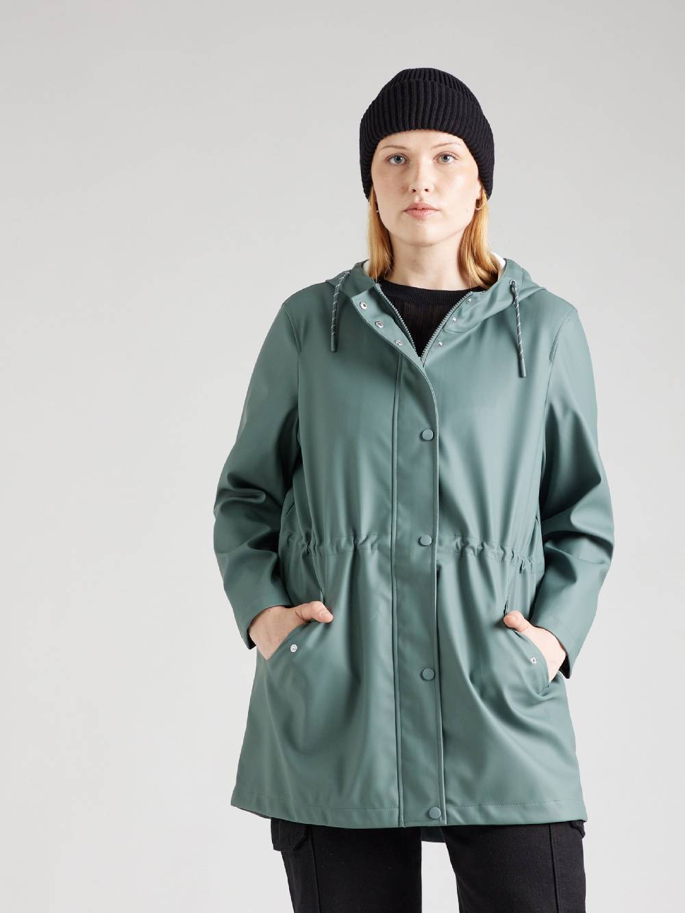Vero Moda Curve Performance Jacket 'VMMALOU' in Dark Green Bis zu 55% Rabatt