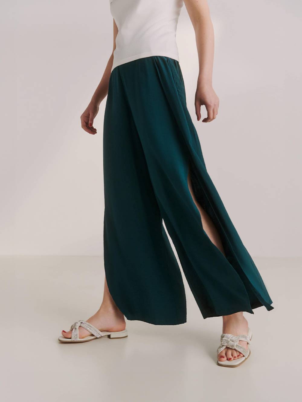 Guido Maria Kretschmer Women Loose fit Pants 'Darlin' in Emerald Kostenloser Versand international