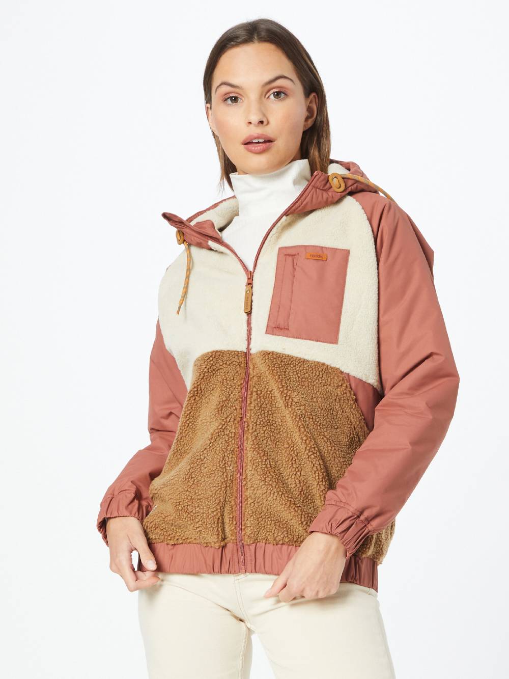 Iriedaily Between-Season Jacket 'Arctikmix' in Apricot Meist gekauft