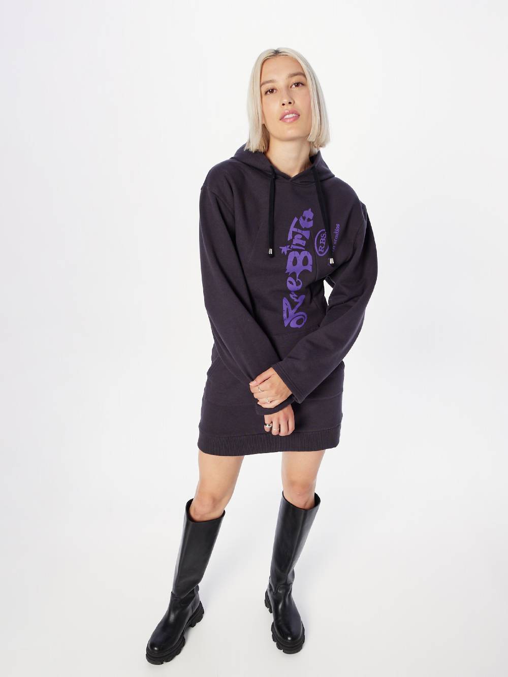 Rebirth Studios Dress 'Dream' in Graphite Letzter Tag