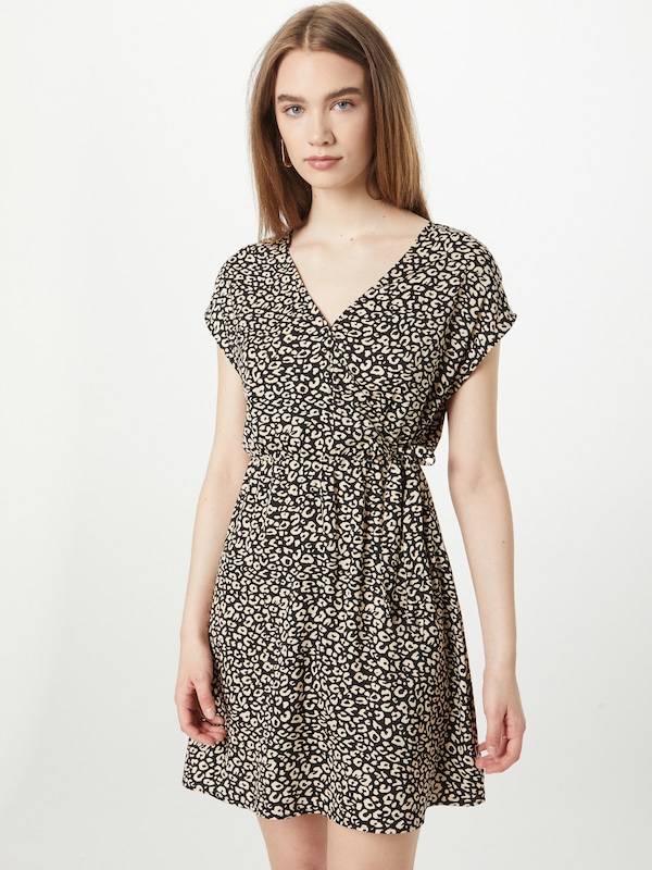 ABOUT YOU Summer Dress 'Mirell' in Black Bis zu 60% Rabatt