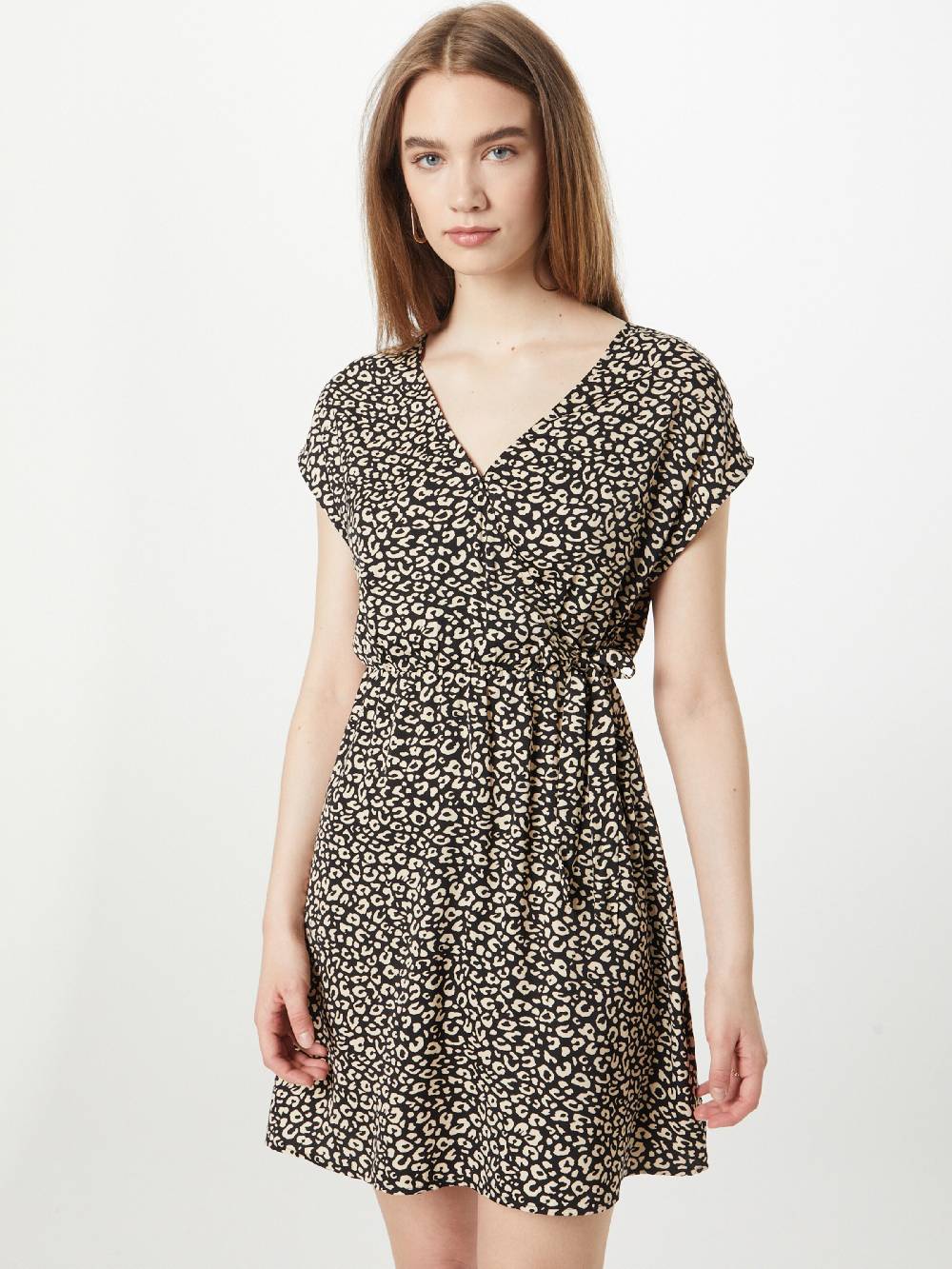 ABOUT YOU Summer Dress 'Mirell' in Black Bis zu 60% Rabatt