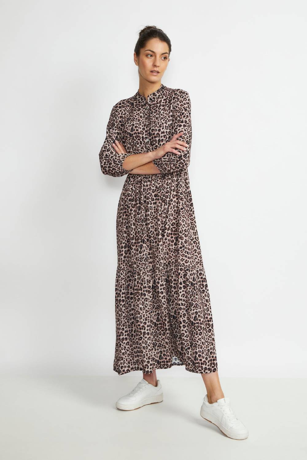Cream Dress 'Alora' in Beige Angebote