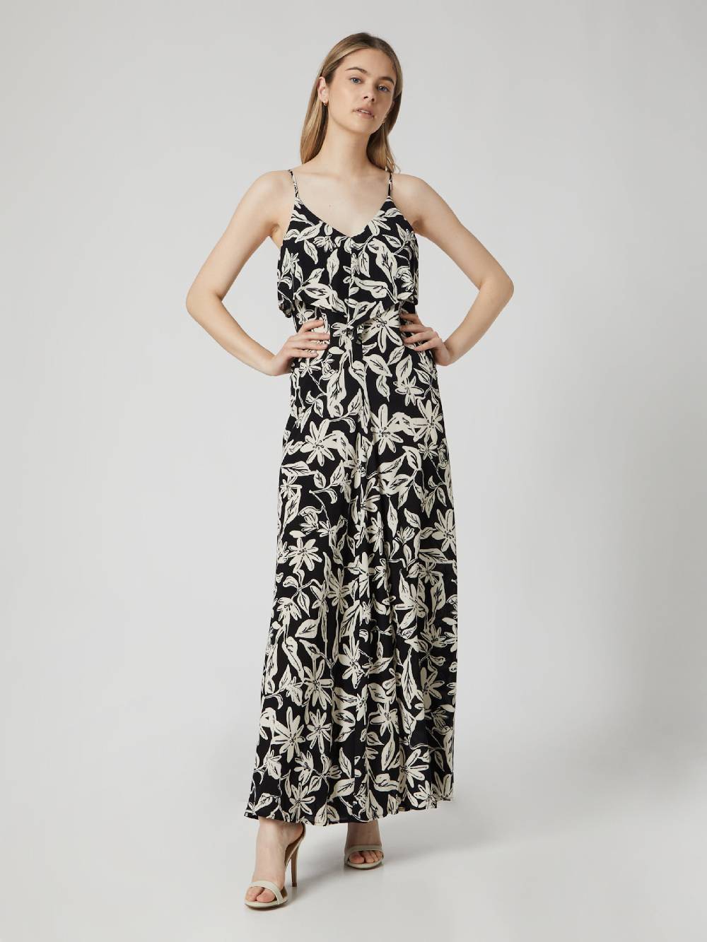 Guido Maria Kretschmer Women Dress 'Christina' in Beige, Black Günstiger Verkauf