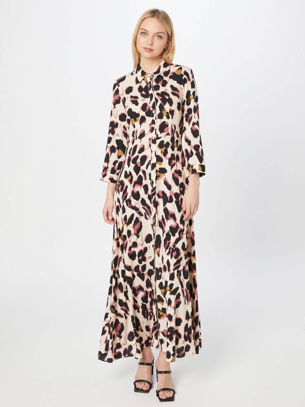 Y.A.S Shirt Dress 'YASSAVANNA' in Beige Fabrikverkauf