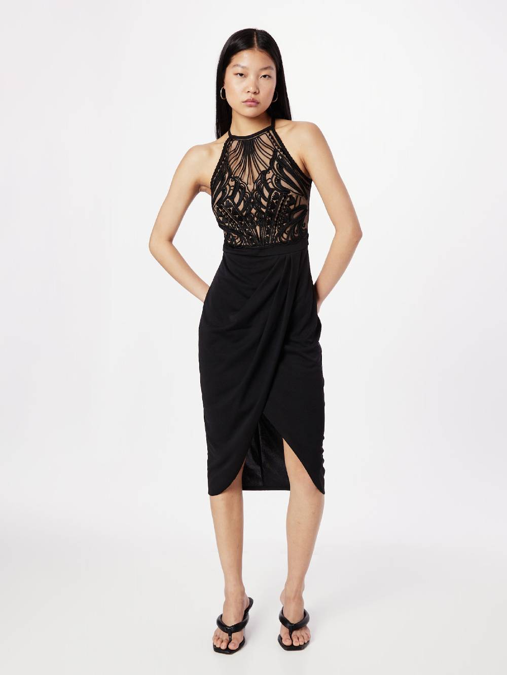 Lipsy Cocktail Dress 'Nelli' in Black Fabrikpreis