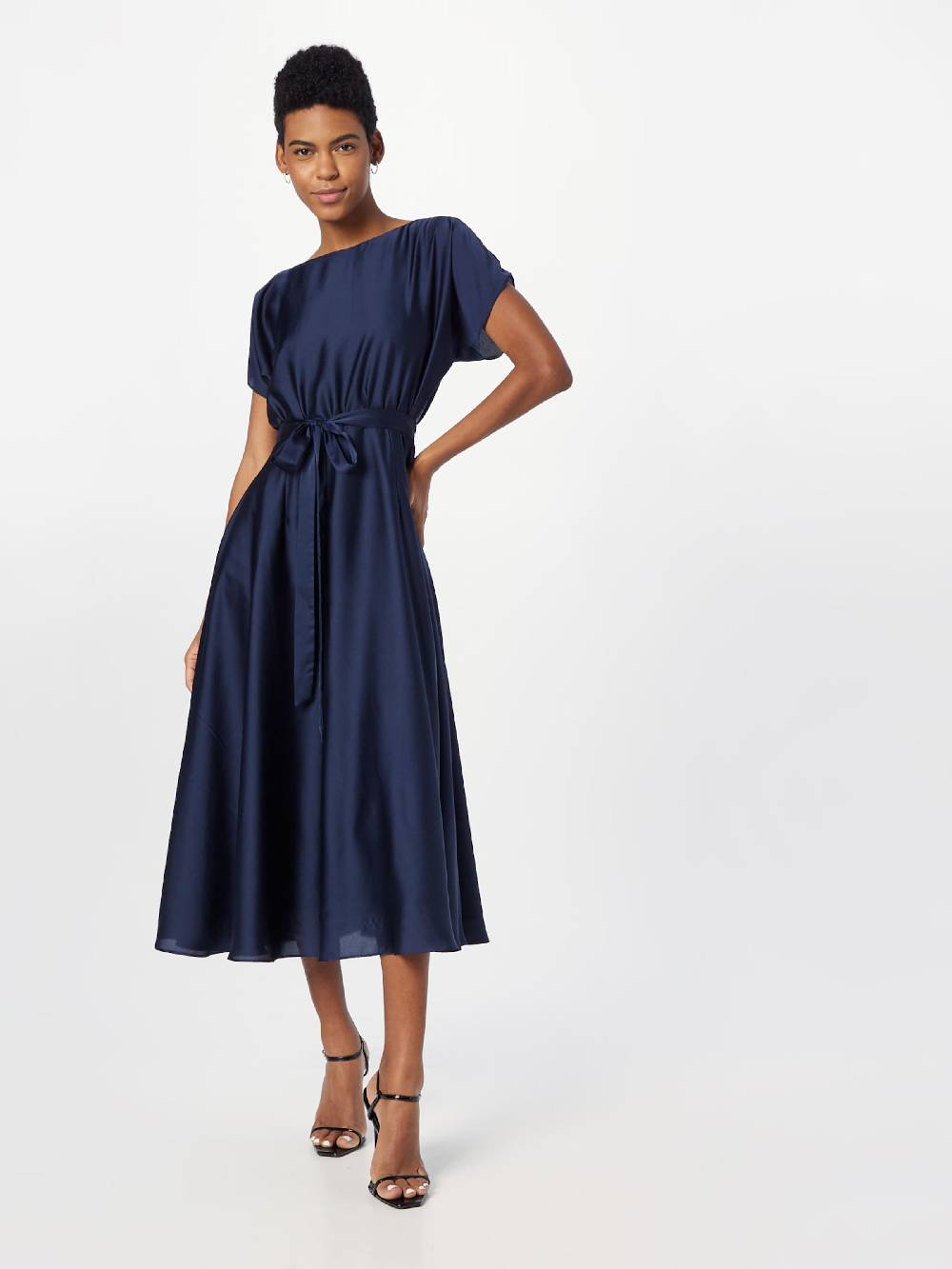 SWING Cocktail Dress in Marine Blue Rabatt