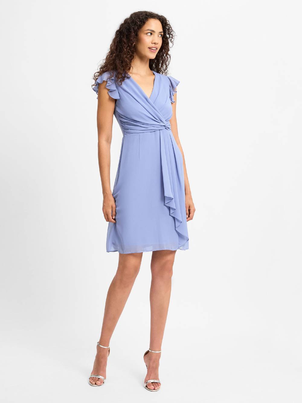 Marie Lund Cocktail Dress in Light Blue Flash Sale