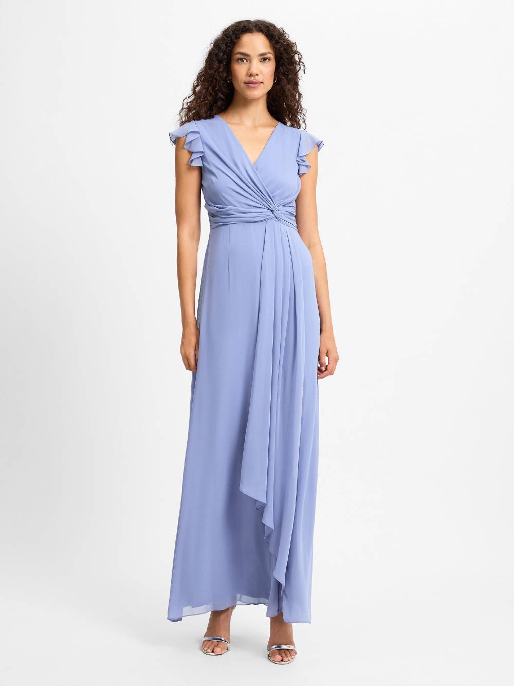 Marie Lund Evening Dress in Smoke Blue Saisonale Angebote