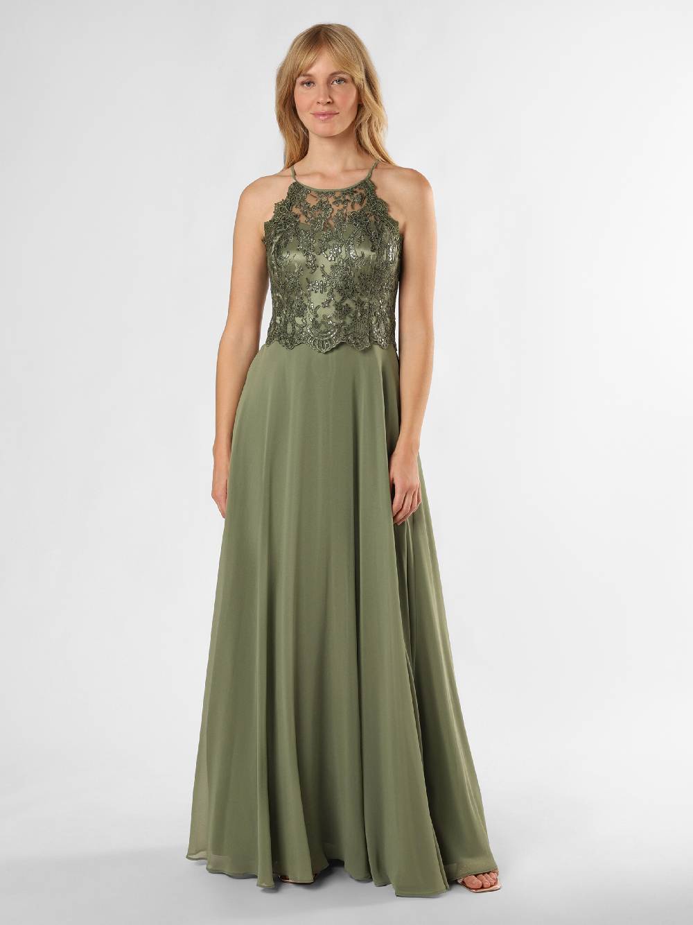 Vera Mont Evening Dress in Reed Begrenzte Freigabe