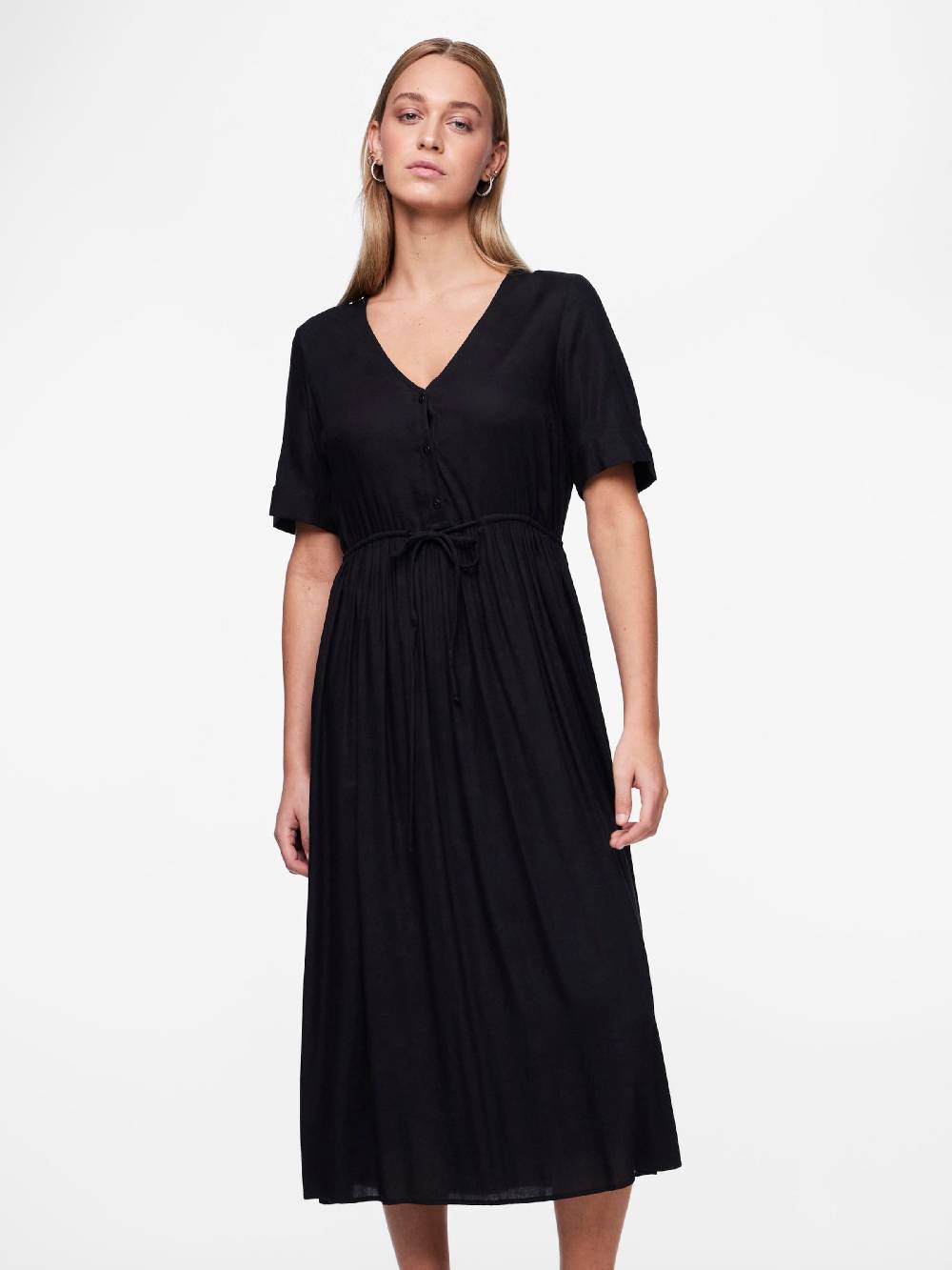 PIECES Dress 'TALA' in Black zollfrei