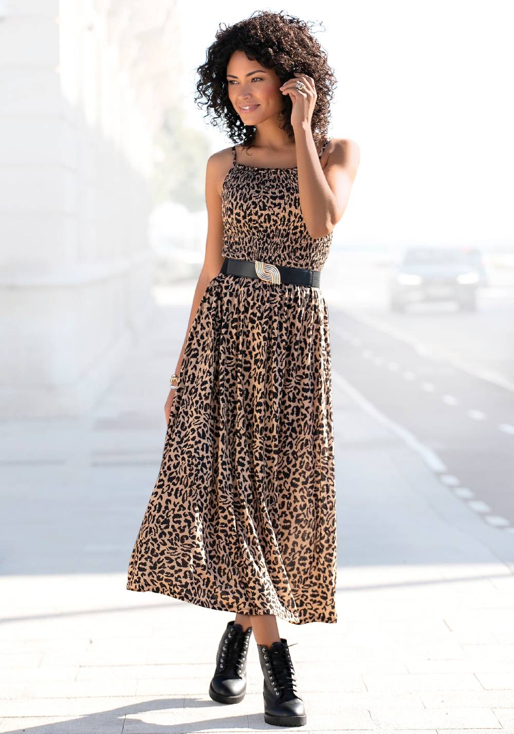 BUFFALO Dress in Brown, Light Brown Rabatte dieses Monats