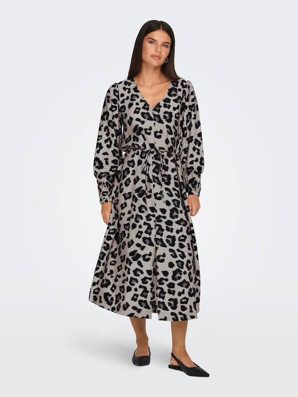 JDY Dress 'JDYCAROLINE' in Grey, Graphite Outlet