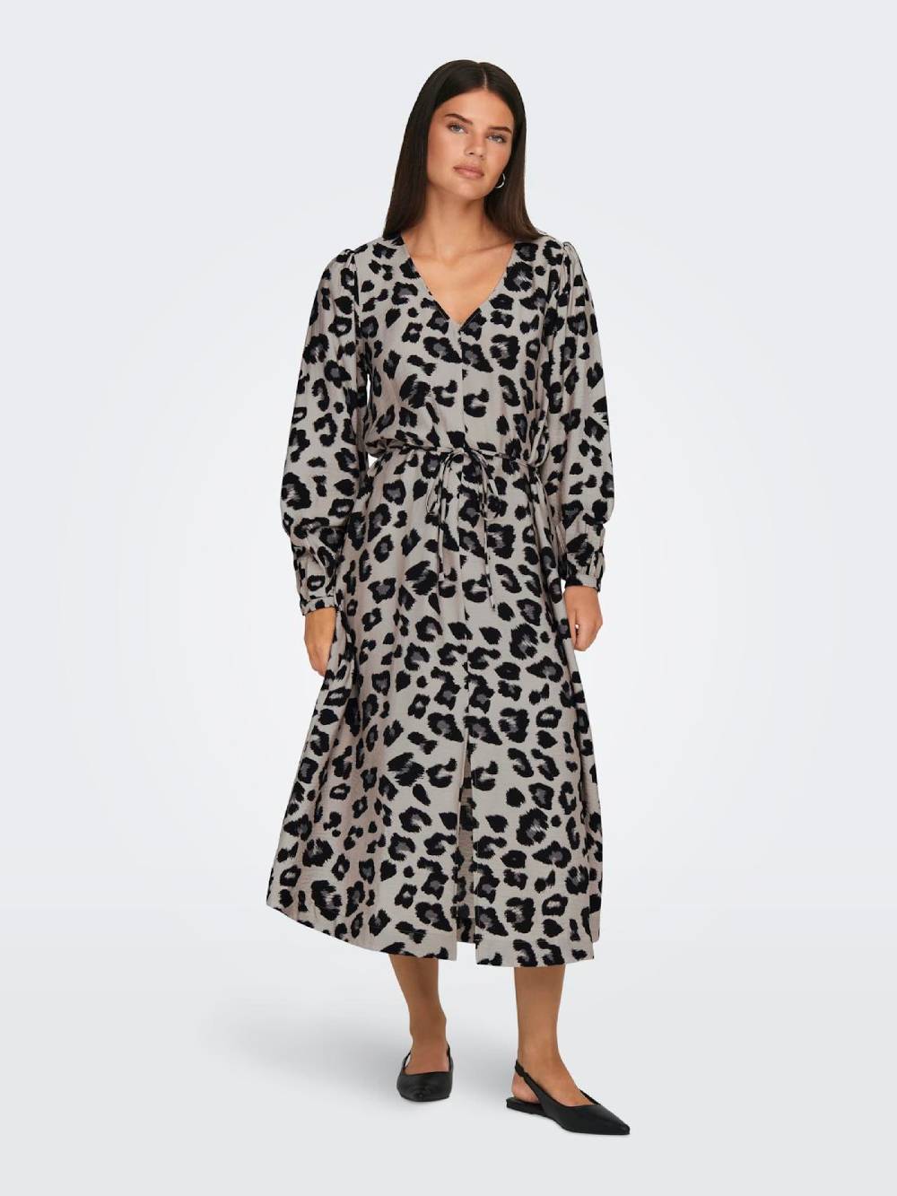 JDY Dress 'JDYCAROLINE' in Grey, Graphite Outlet