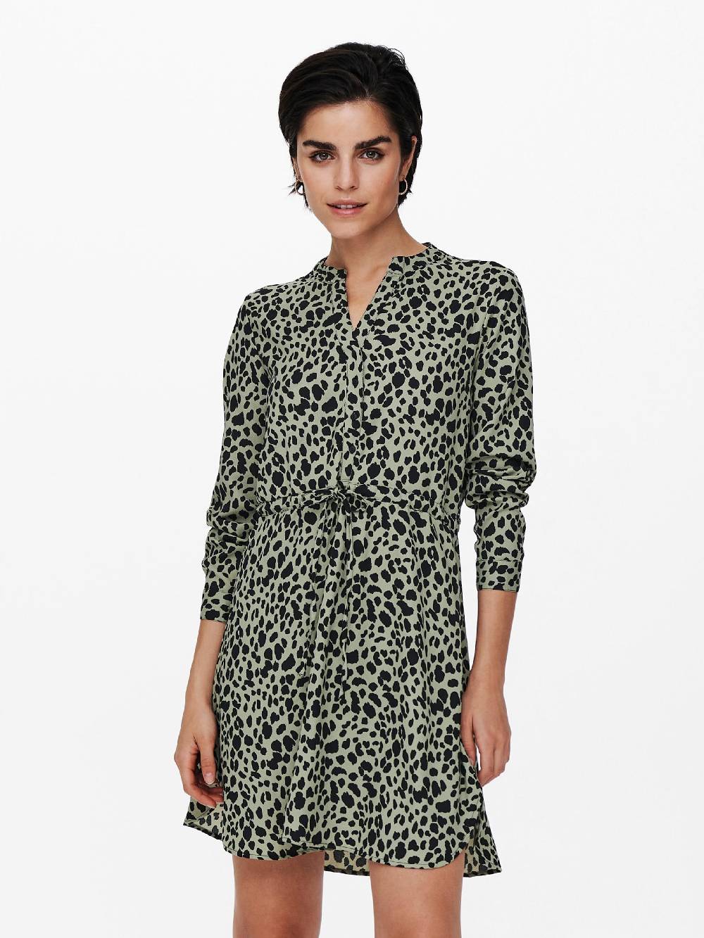 ONLY Shirt Dress 'Cory' in Light Green Heißer Verkauf