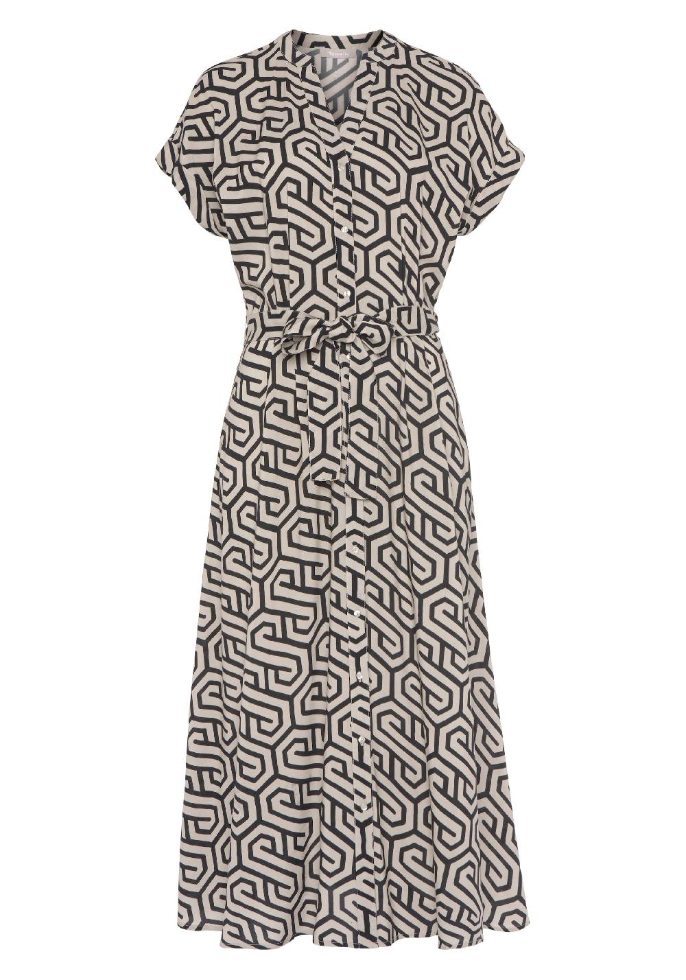 Tamaris Shirt Dress in Sand Bestseller