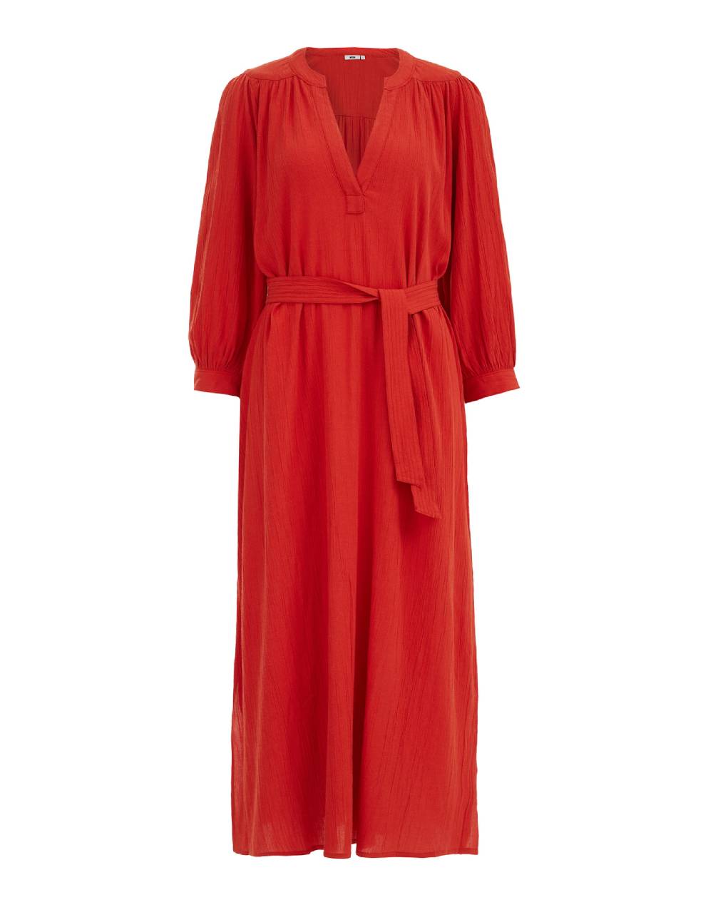 WE Fashion Shirt Dress in Bright Red Super Sparpreis